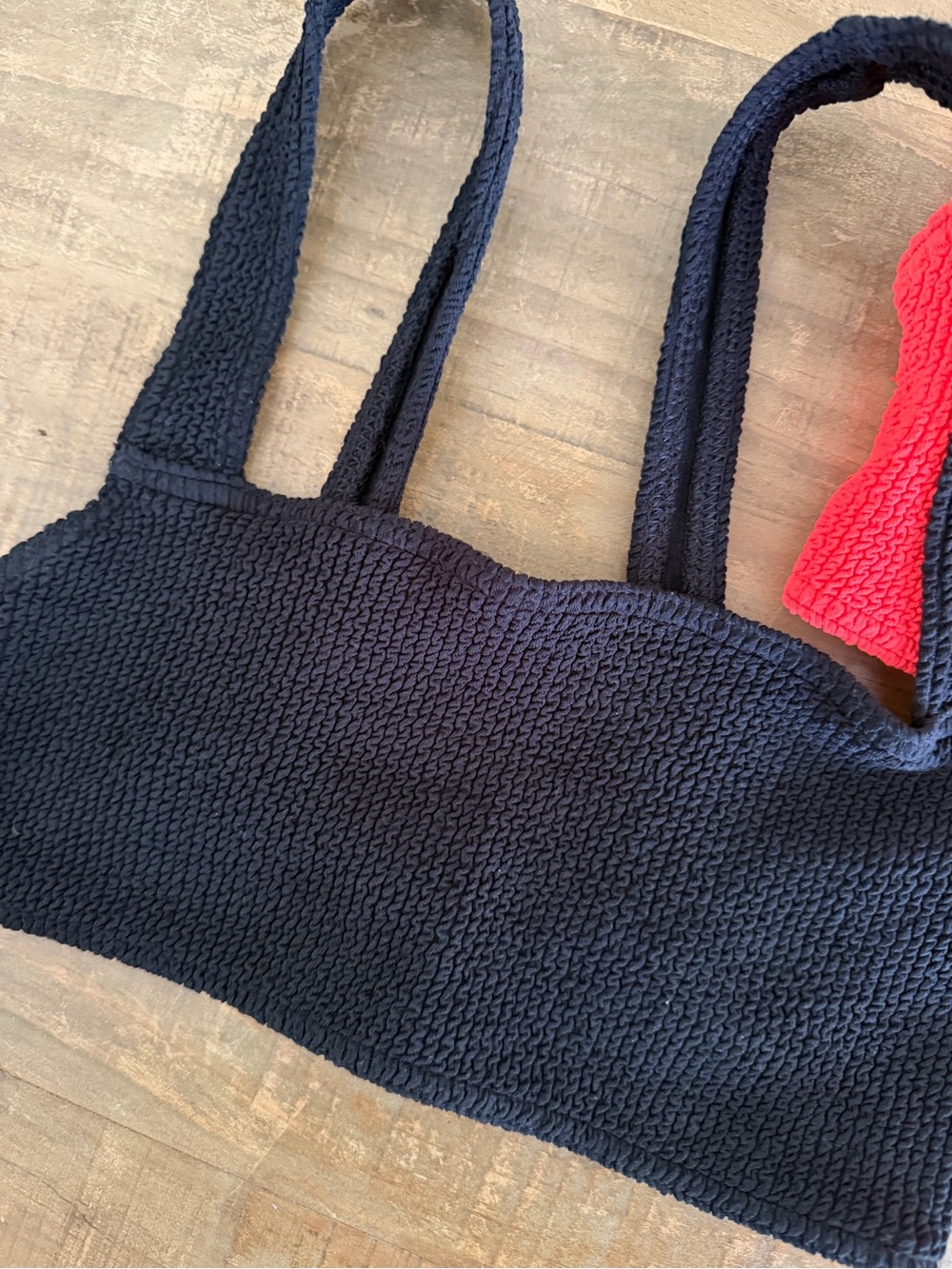Two Ribbed Bikini Tops - Picture 5 of 6